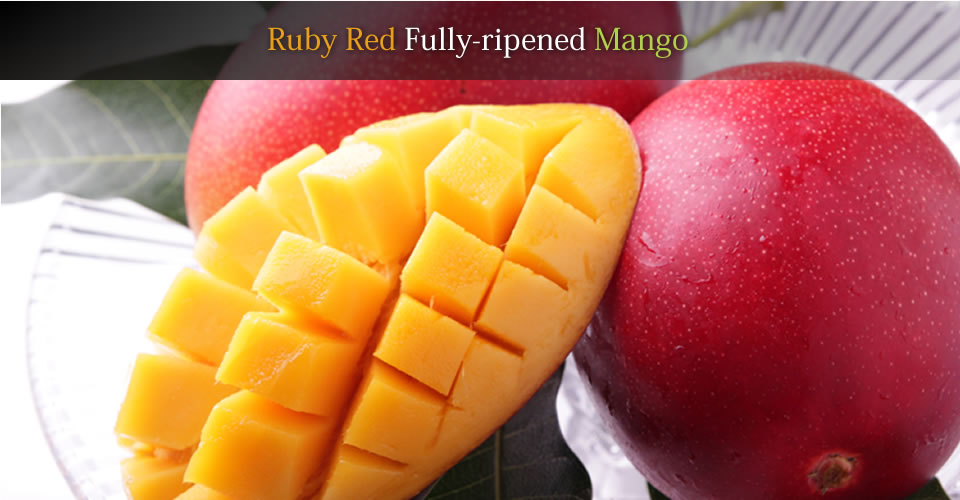 Ruby Red Fully-ripened Mango